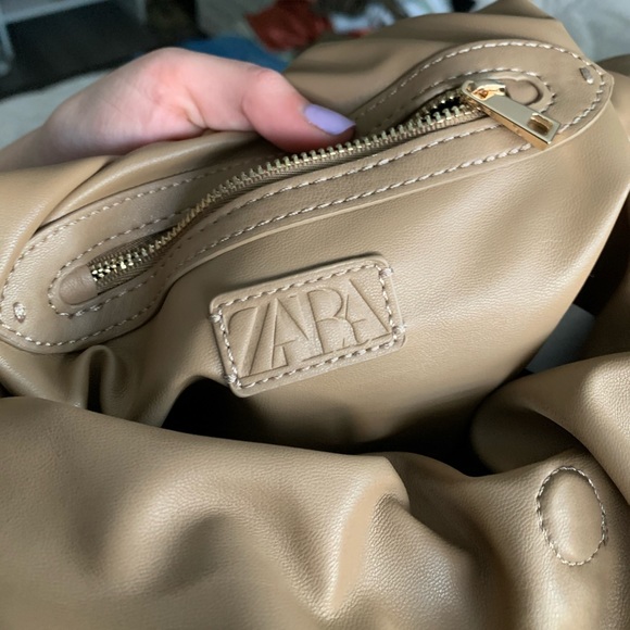 Zara beige leather bag - Picture 5 of 5